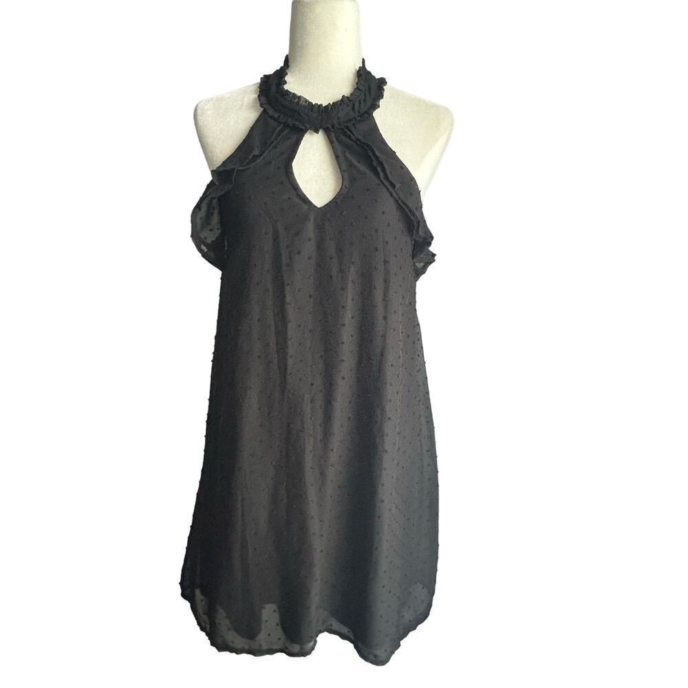 Francesca Mi ami Black midi Dress